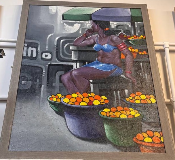 Orange Seller by Joel Utedor