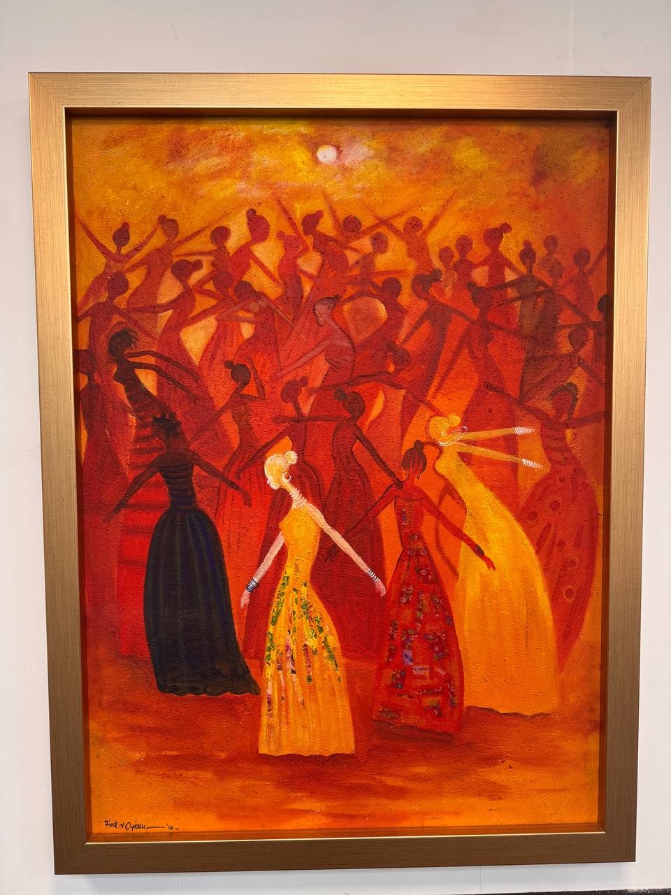 Sunset Dance by Fidel Oyiogu
