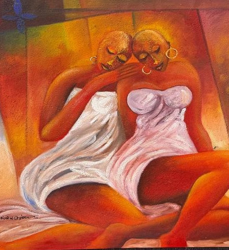 Twins by Fidel Oyiogu
